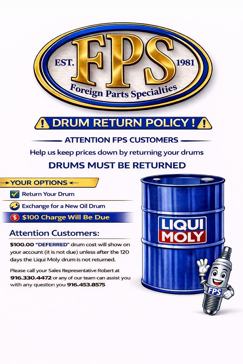 drum product flyer