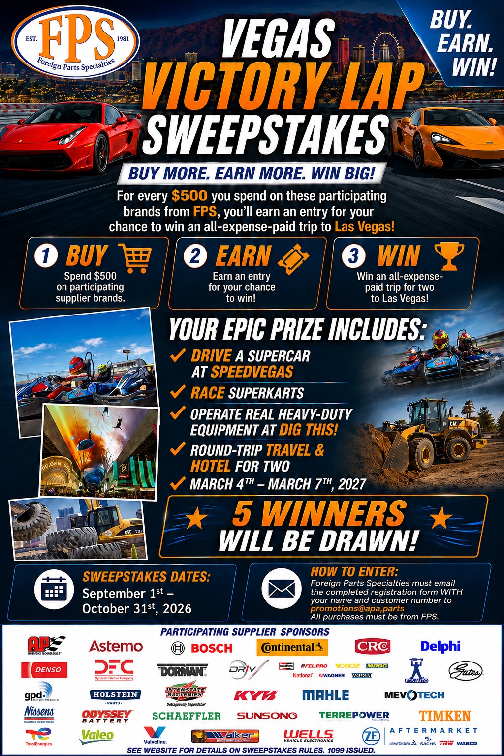 Vagas promo flyer